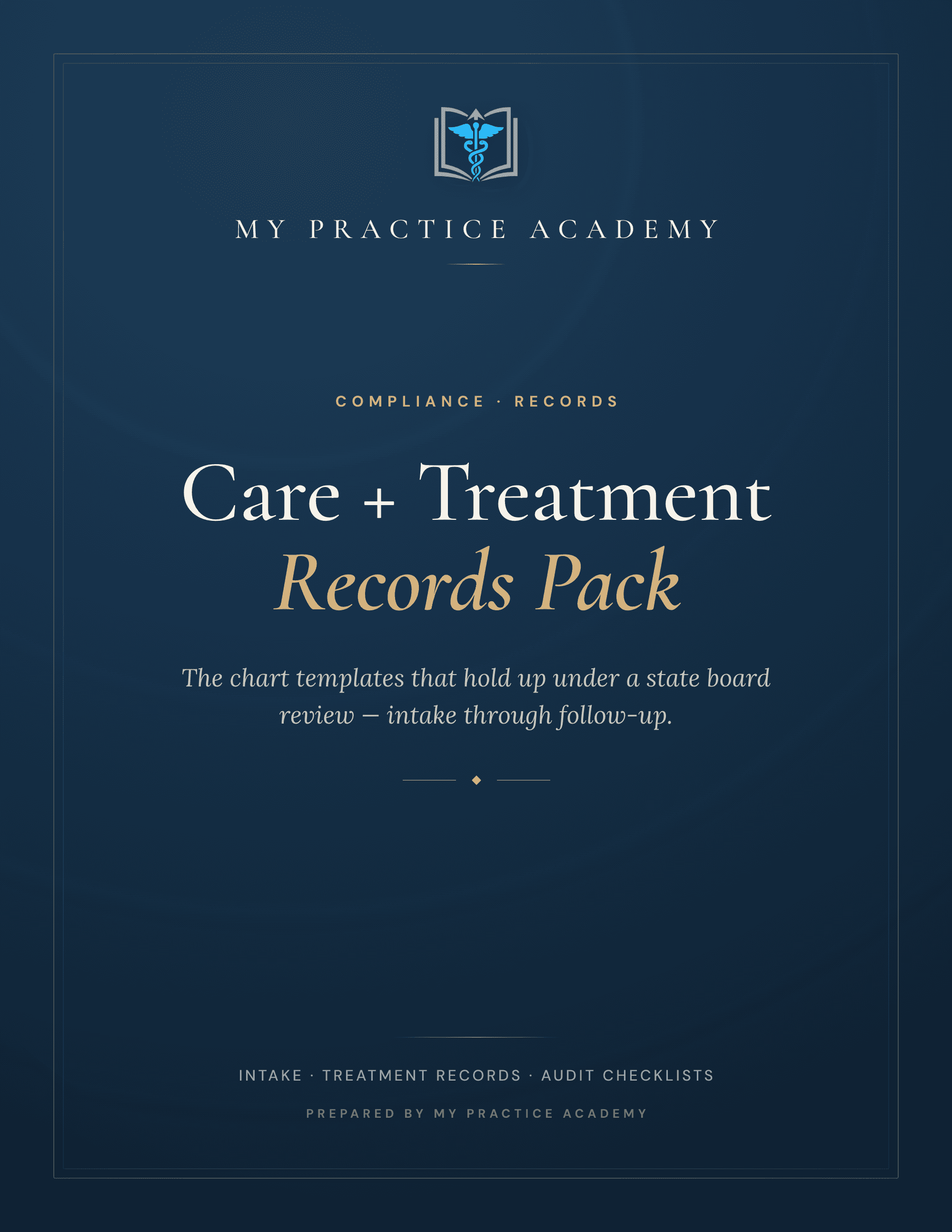 Care records — cover