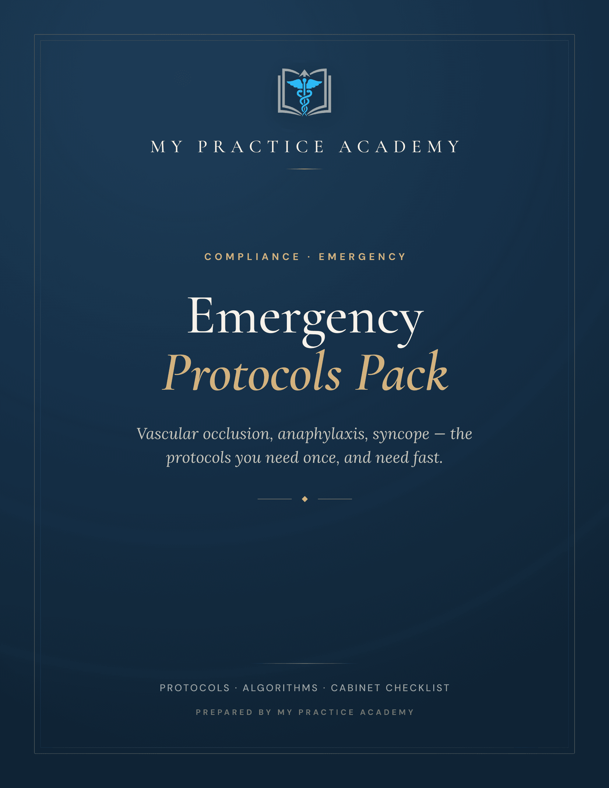 Emergency protocols — cover