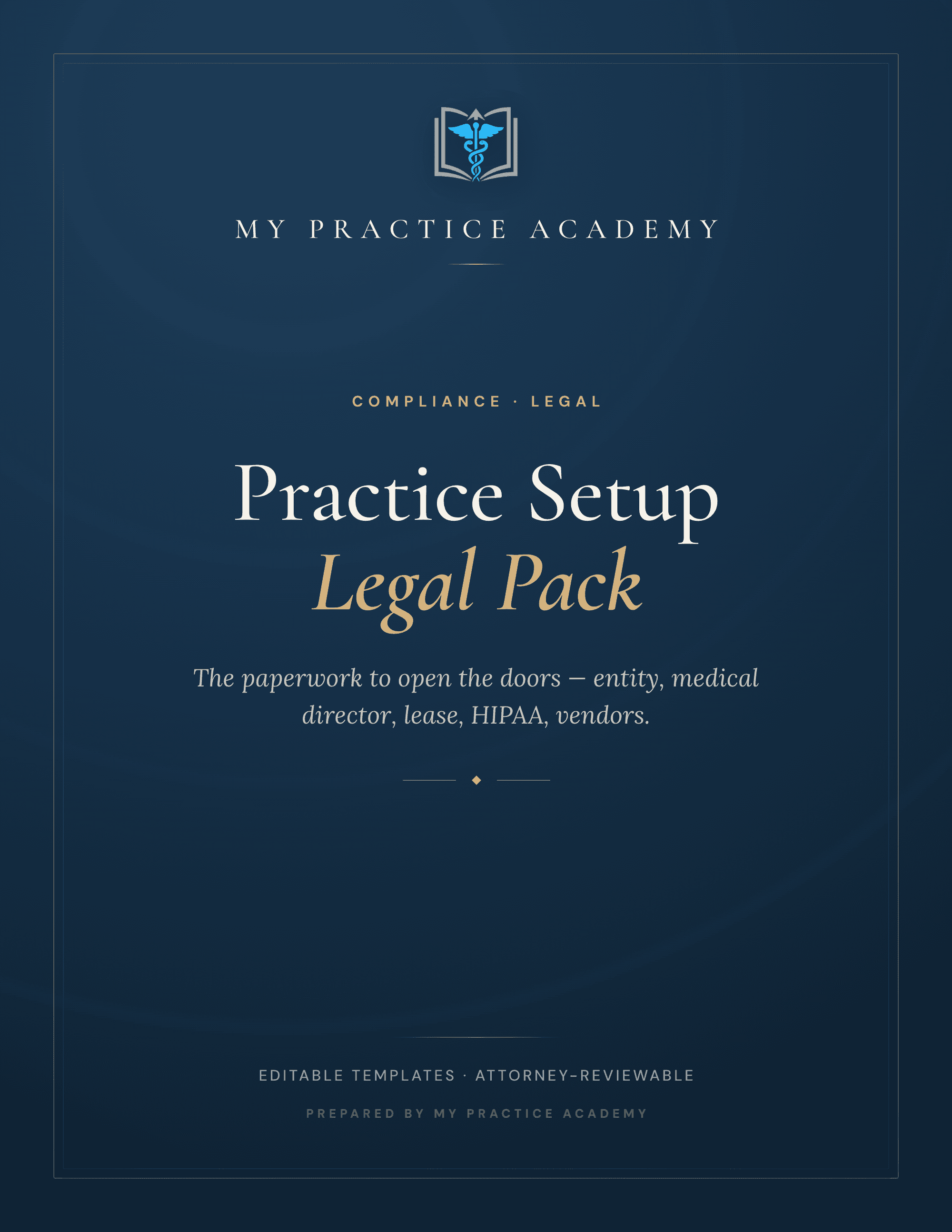 Legal & policy templates — cover